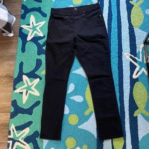 Levi black denim pull on skinny jeans